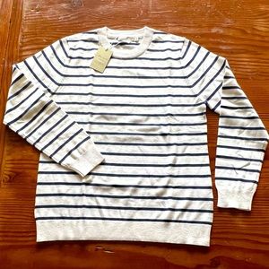 Peter Millar Women’s Striped Cashmere/Silk/Cotton Blend Sweater